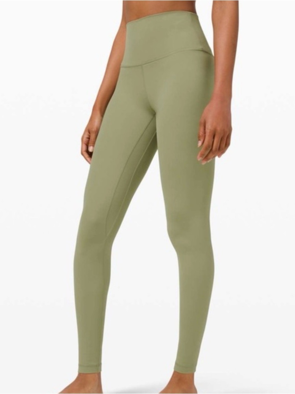 Lululemon Align Full Length Leggings Olive Green Size 4 28”